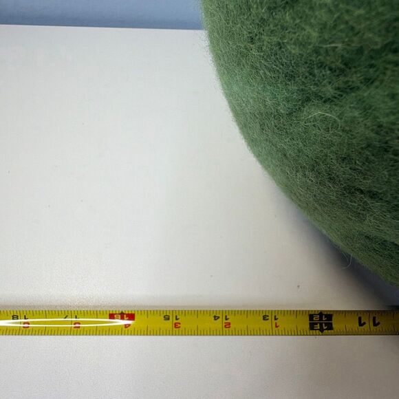 Boiled Wool Cat Cave Cat Cocoon Green Wool - Picture 5 of 8